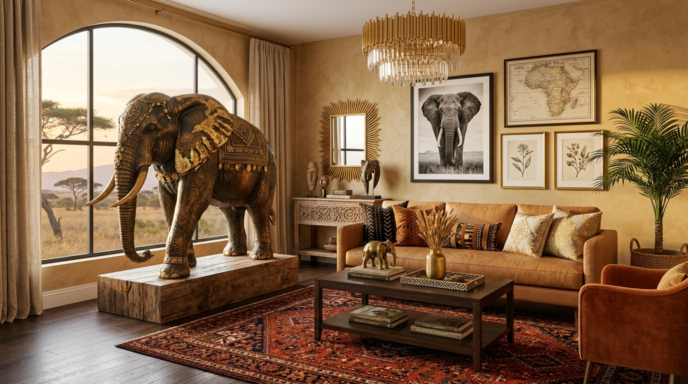 12 Majestic Elephant Decor Ideas for a Touch of Safari Glamour